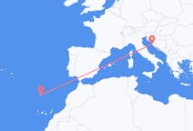 Flights from Zadar, Croatia to Funchal, Portugal