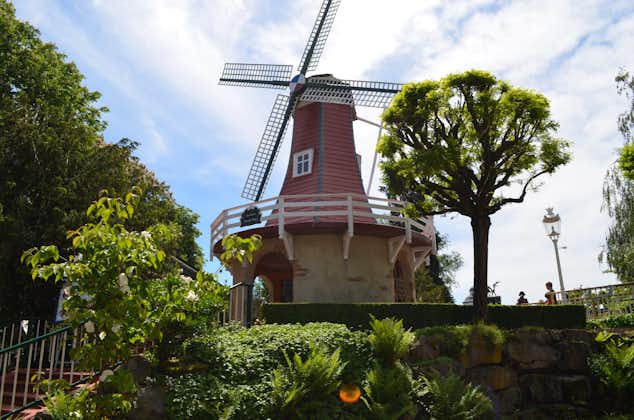 Photo of windmill in Europa-Park ,the largest theme park in Germany.