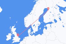 Fly fra Uleåborg til Kirmington