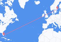 从勞德代爾堡飞往斯德哥尔摩的航班