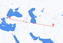Flyreiser fra Kabul, Afghanistan til Eskişehir, Tyrkia