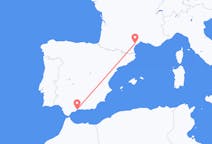 เที่ยวบิน จากแอสไพรัน, ฝรั่งเศส ถึงมาลากา, สเปน