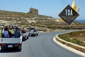 Gozo heldags jeeptur med privat båt till Gozo och återvänd
