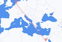 Flyreiser fra Sohag, Egypt til Amsterdam, Nederland