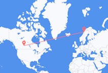 Flights from Lloydminster, Canada to Bodø, Norway