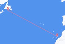 เที่ยวบินจาก Saint-Pierre แซงปีแยร์และมีเกอลง ไปยัง เกาะลันซาโรเต แซงปีแยร์และมีเกอลง