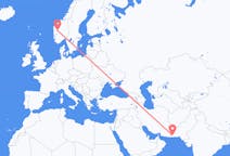 Flights from Turbat, Pakistan to Sogndal, Norway