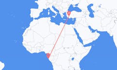 Flights from Port-Gentil, Gabon to Denizli, Turkey
