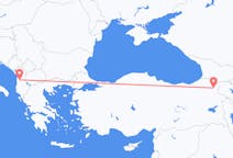 Flyreiser fra Tirana, til Kars