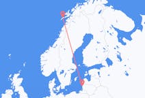 Flights from Palanga, Lithuania to Leknes, Norway