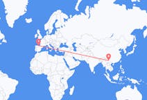Flyreiser fra Kunming, til Santander