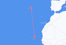 Flyrejser fra Boa Vista, Kap Verde til Ponta Delgada, Portugal