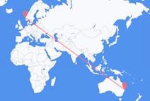 Flyrejser fra Coffs Havn, Australien til Bergen, Norge