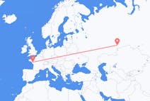 Fly fra Tsjeljabinsk til Nantes