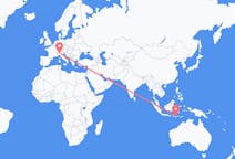 Flyrejser fra Labuan Bajo, Indonesien til Milano, Italien