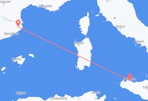 Flyg från Girona, Spanien till Palermo, Italien