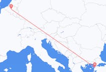 Fly fra Brussel til Çanakkale