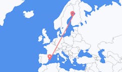 Flights from Kokkola to Ibiza