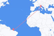 Flyrejser fra São Luís, Brasilien til Rom, Italien