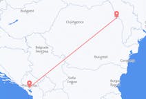 Flights from Podgorica, Montenegro to Iași, Romania