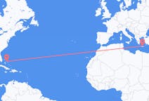 Flights from North Eleuthera, the Bahamas to Heraklion, Greece