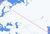 Fly fra Taizhou, Jiangsu til Narvik