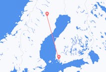 Vols depuis la ville de Turku vers la ville d'Arvidsjaur