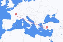Loty z miasta Antalya do miasta Clermont-Ferrand