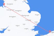 Flights from Ostend, Belgium to Liverpool, the United Kingdom