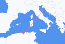 Flyg från Sétif, Algeriet till Ancona, Italien