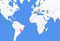 Flyreiser fra Navegantes, Brasil til Tirana, Albania