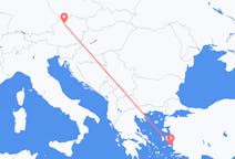 出发地 希腊出发地 萨摩斯目的地 奥地利林茨的航班