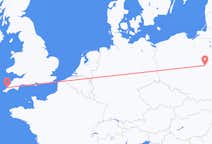 Flyrejser fra Newquay, England til Warszawa, Polen