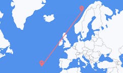Flights from Røst, Norway to Ponta Delgada, Portugal