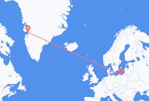 Flights from Gdańsk, Poland to Ilulissat, Greenland