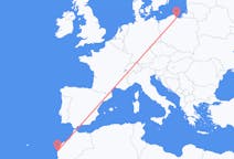 Flights from Essaouira, Morocco to Gdańsk, Poland