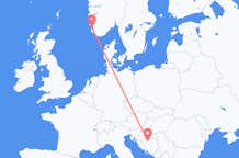 Flights from Stavanger to Banja Luka