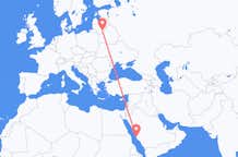 Flights from Jeddah to Vilnius