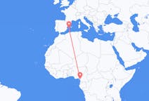 Flights from Douala, Cameroon to Ibiza, Spain