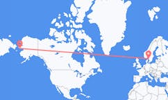 Vols de Nome, États-Unis pour Göteborg, Suède