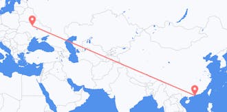 Flyg från Macau till Ukraina