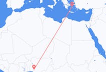 Flyreiser fra Akure, Nigeria til Mykonos, Hellas