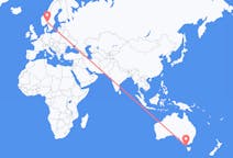 Flyreiser fra King Island, Australia til Oslo, Norge