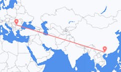 Flyrejser fra Nanning, Kina til Craiova, Rumænien