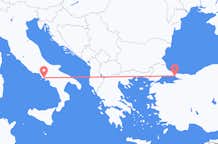 Flyreiser fra Napoli, til Istanbul