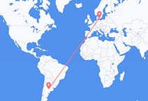 Flyreiser fra Santa Rosa, Argentina til København, Danmark