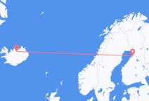 Fly fra Akureyri til Uleåborg