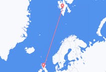 Voos de Glasgow para Longyearbyen