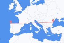 Flights from A Coruña, Spain to Constanța, Romania