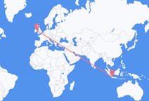 Flyg från Jakarta, Indonesien till Dublin, Indonesien
